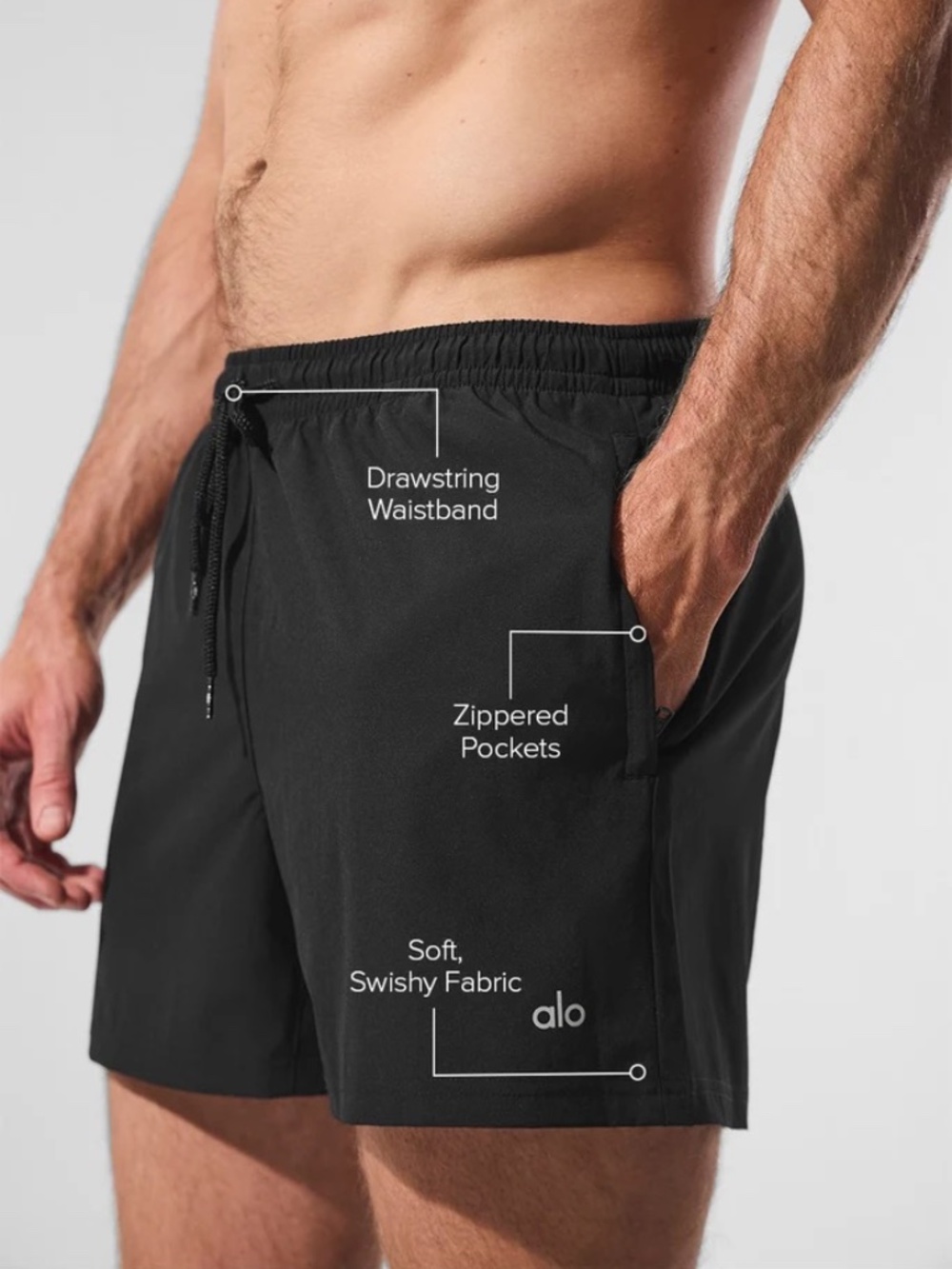 ALO Circuit Short 5' (Black)